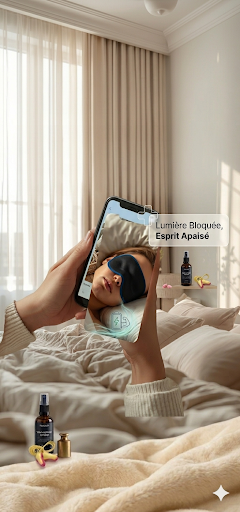 Masque de sommeil 3D – Occultant, confortable et respirant
🌑 Blocage lumière 100% · 💪 Récupération profonde · 🌿 Anti-migraine